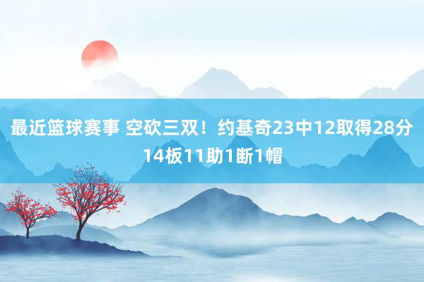 最近篮球赛事 空砍三双！约基奇23中12取得28分14板11助1断1帽